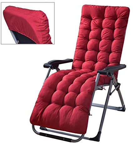 Akemaio Cuscini per sedie a sdraio Patio Cuscini per lettini prendisole Cuscino imbottito Cuscino per sedia da viaggio Indoor Outdoor Outdoor
