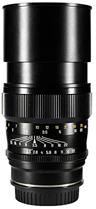 Zhongyi Mitakon Speedmaster Creator Objectif 135 mm f/2.5 pour appareil photo Canon EF