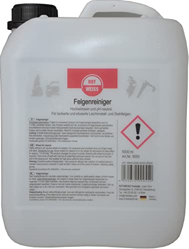 ROTWEISS 9055 Felgenreiniger pH-neutral 5 L