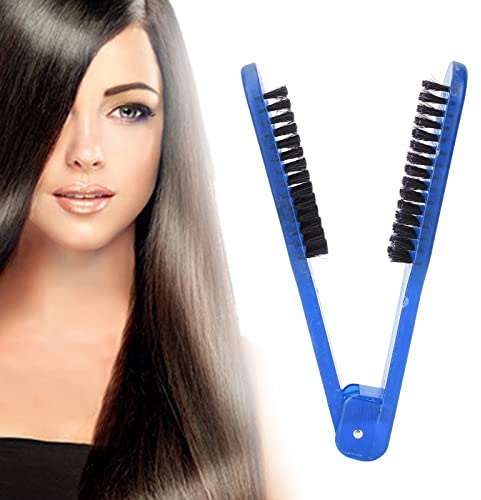 Cepillo alisador doble, cepillo alisador de doble cara, cepillo alisador de pelo, cepillo de placa ancha, cepillo de pelo húmedo, cepillo de doble cara, resistente al calor, antiestático