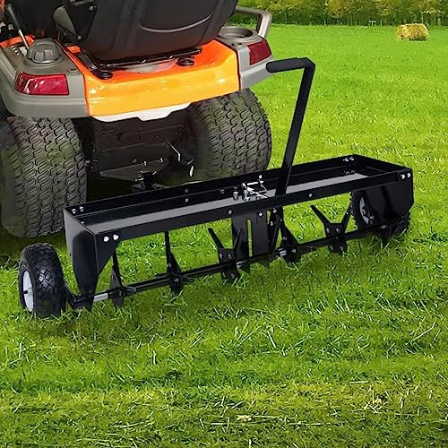 INLIFE Aérateur de pelouse pour Tondeuse autoportée 102 cmMaison & Jardin,Pelouses & Jardins,Équipement électrique d'extérieur,Aérateurs de Gazon & scarificateurs-72.38 lb-37147