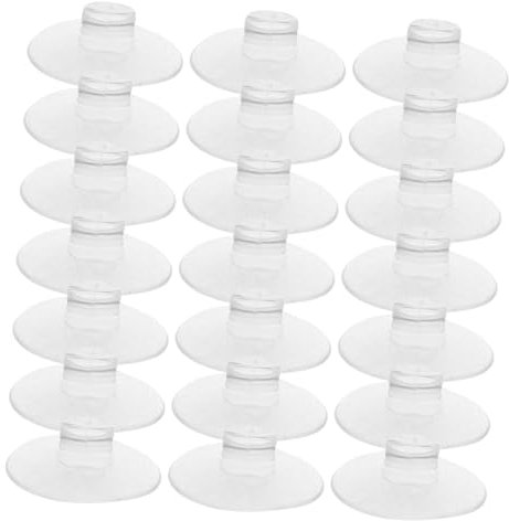LAPYAPPE 20pcs Strong Hold Suction Cup Clips Desk Wall Cable Management Hooks Clips Cable Storage Fastener for Cord Organizer
