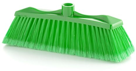 MAYA Balai Colors. Balayage Doux et Efficace pour l'Intérieur. Fibres Pet et Embout en Polypropylène. (Vert)