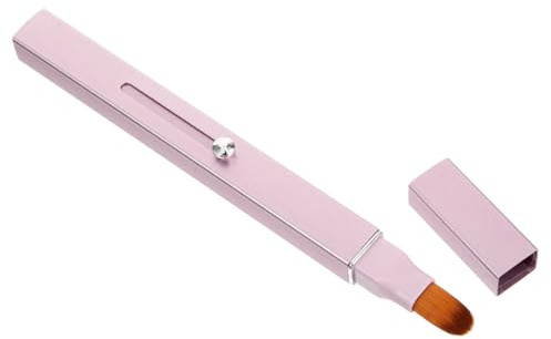 NIYANGLE Lip Brush Dual-ends Retrattile Per Lip Gloss e Rossetto Applicatore Makeup Compatto Per Donne Pennello Per e Ombretto Strumento Versatile Per Trucco Labbra