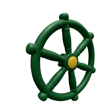 Army Green 30 cm Wheel for Playgrounds Playgrounds Ships Steering Wheel Pirate Ship Wheel for Children Outdoor Playhouse Backyard Playset for Swing Set Attachments Treehouse
