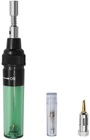 Juego de soldador, soldador de gas rellenable y quemador de gas butano, puntas de soldadura, mini herramienta para reparación electrónica precisa, grabado de cuero, escultura, pintura de madera, B