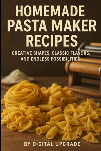 Homemade Pasta Maker Recipes: Creative Shapes, Classic Flavors, and Endless Possibilities