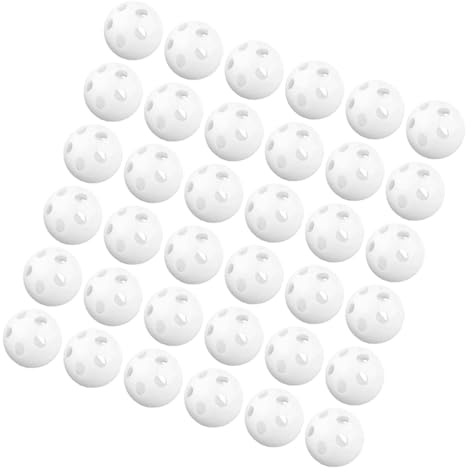 Hohopeti 60 Stück Rasselkugeln Weiß zum Einnähen für DIY Babyspielzeug Rassel Inserts Kuscheltiere Sensorik Basteln Weiche Geräusche für Junge Mädchen Puppen Reparatur