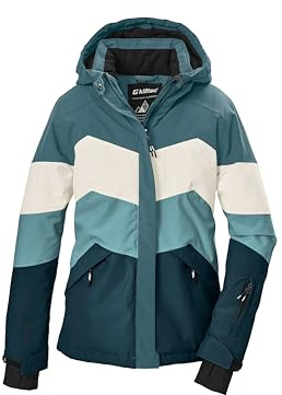 Killtec Ksw 188 Grls - Chaqueta de esquí para niña, impermeable, con capucha y paranieves