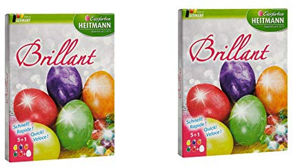 Bavaria-Home-Style-Collection Brauns Heitmann Ostereier Farben/Eierfarben Brillant (6 Farben) Deko Ostern- Ostern Eier bemalen - Flüssige Eierfarbe mit Effekt