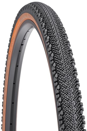 WTB Venture Gravel Bike Tire (700 x 40) Tubeless Folding, Light & Fast Rolling, Gravel & Bikepacking (Tan Sidewall)