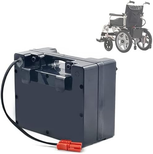 Dbtxwd Lithium Battery Pack 24V Electric Wheelchair Battery Lithium Ion Battery Pack Lead-Acid Replacement Batteries with Charger Electric Wheelchair Replacement Battery,24V18AH