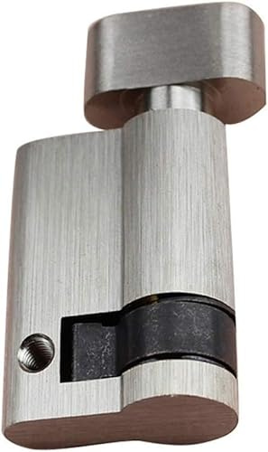 Nattspärr, tumvred, dörrlåslås, tumvrid eurocylinderlås, låscylinder Standard 45 mm dörrlås halvcylinder Tryck enkel öppning/knopplås Badrum Trädörr dörr fatlås (färg: 45 mm, cylinderstorlek: 45 mm