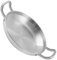 Muteitt Stainless Steel Seafood Rice Pot Paella Pan Picnic Snack Plates Saucepan Dry Pots with Handle for Home Kitchen Cooking