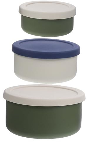 IMIKEYA 3st Lebensmittelbehälter Aus Folie Mit Deckel Gadgets Luftdicht Kühlschrankbehälter Große Für Lebensmittel Für Gefrierschränke Chip Kieselgel