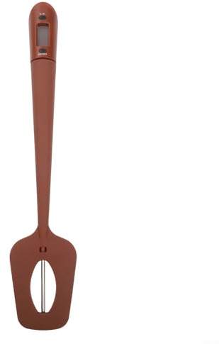 YJDOORPLAY Termómetro digital de azúcar con espátula -2-1 herramienta de cocción de chocolate con pantalla LCD para hornear, hacer dulces y asar, -50 a 300 °C silicona de grado alimenticio y sonda de