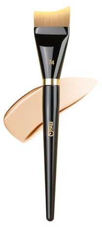 MSQ Ultra Thin Foundation Brush Flat Brush for Liquid Foundation&Concealer | Flat Foundation Brush, Ultra Thin Makeup Spatula Brush Angled Makeup Brush