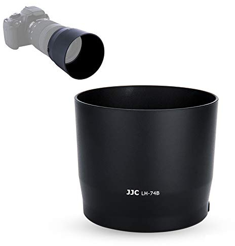 JJC ET-74B Bayonet Reversible Lens Hood Shade for Canon RF 100-400mm f/5.6-8 is USM and EF 70-300mm f/4-5.6 is II USM Lenses, Replaces Canon ET-74B Lens Hood, Not Affect to Use 67mm Filter or Cap