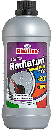 Liquido Radiatori Diesel Plus -20°C, Eccellente Protezione per Alluminio e Altre Leghe, Per Tutti i Motori Diesel, 1L