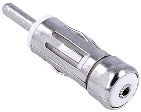 REY Adaptador de Antena ISO - DIN de Coche, Conexión Radio de Automóvil, Equipo Audio de Vehículo