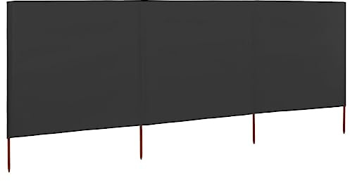 vidaXL Windschutzgewebe 3-tlg. 400x120cm Windschutz Sichtschutz Zaunblende
