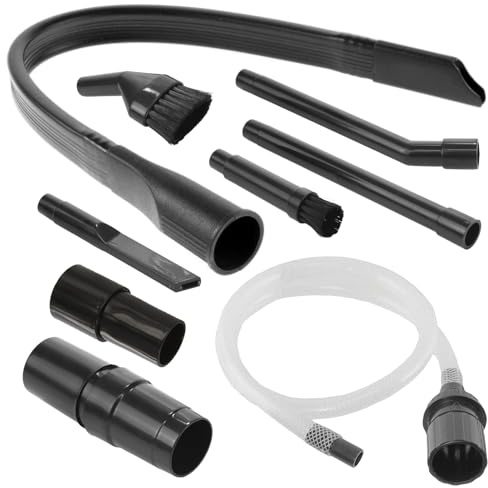 Spares2go PC Desk Car Valet Mini Micro Attachment Kit + Flexible Crevice Tool compatible with Karcher Vacuum Cleaner (35mm)
