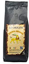 Bravi Caffè - Café en grain de torréfaction artisanale italienne - Origine unique ETIOPIA SIDAMO - Paquet de 1 kg