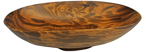 Rotfuchs Holzschüssel Holzschale Deko Schale Obstschale Holz Dekoration 30 cm aus Mango Holz Handgefertigt