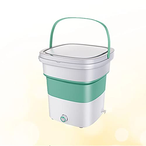 PanHuiWen Mini Lavatrice Beauty Blender Pieghevole 1.8kg Lavatrice Campeggio con Centrifuga turbina per casa, Hotel, Campeggio, Viaggio, Viaggio d'Affari