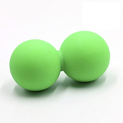 Silicone Peanut Ball Fascia Massage Ball Muscle Cervical Foot Massage Relax Hockey Massage Tool (green)