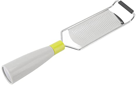 Rallador de Queso Acero Inoxidable Durable a Prueba de Herrumbre Rallador de Limón de Metal con Mango Rallador de Mano Plano para Queso Citrus Chocolate Ajo