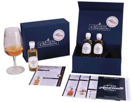 Le P'tit Américain - Coffret Dégustation Whisky Etats - Unis 3 x 40ml - Le Club Des Connaisseurs
