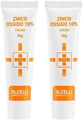 Olcelli Farmaceutici Zinco Ossido Cristallo 10% Unguento - 30 g (Confezione da 2)