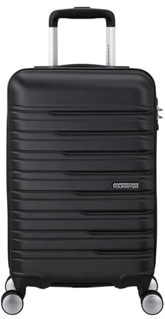 American Tourister Flashline - Spinner S Slim, Handgepäck, 55 cm, 34 L, Schwarz (Shadow Black)