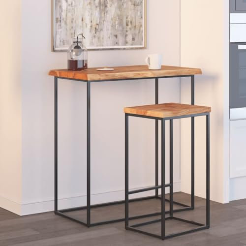SDWEHO7 Tischplatte Bürotischplatte Holzplatte Ersatztisch Platte für Heimwerker, Arbeitsplatten & Tische, 80x60x2,5cm Rechteckig Massivholz Akazie Naturkante