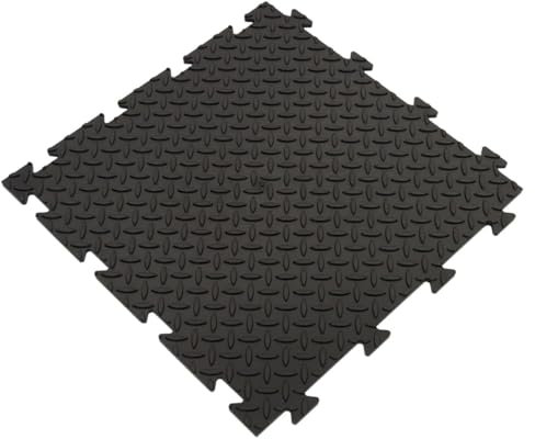 INTEC - Piastrella in PVC Clipsable 50 x 50 cm Pavimento antiscivolo - Pavimento Garage, Atelier P50CR