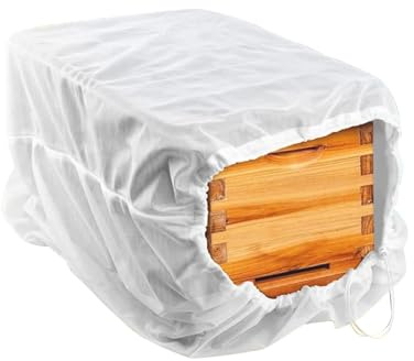 Bolsa de red para embalaje de de colmena Suministros Apícolas Antifuga | Bolsa Herramientas Apicultura Accesorios Jardinería Jardín Patio Terraza Patio Trasero Granja Apicultura Exterior