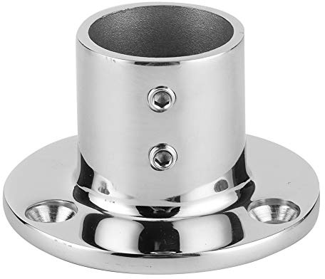 Robusta Base per Binario per Barca in Acciaio Inossidabile 316 per Tubo da 32 Mm Elevata praticità Ideale per Trattori Area Grill da Cucina