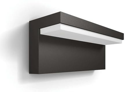 Philips myGarden 1648393P0 - Lámpara de pared de 4.5 W LED, IP44, 2700 Kelvin