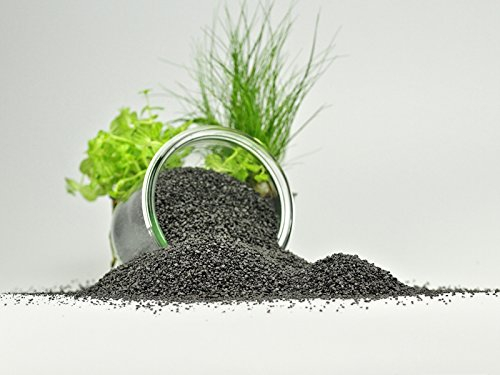 Guemmer Sand 5kg - Aquarienkies, Aquariensand - Verschiedene Körnungen und Farben - Made in Germany - (1-2 mm, Schwarz)