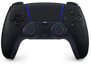 Sony, Manette PlayStation 5 officielle DualSense, Sans fil, Batterie rechargeable, Bluetooth, Compatible avec PS5 et PC, Couleur : Midnight Black