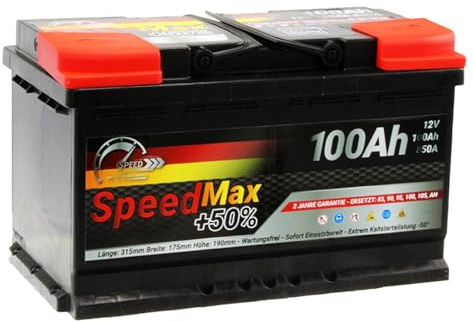 Speed Max autobatterie 100Ah L4 850A Starterbatterie