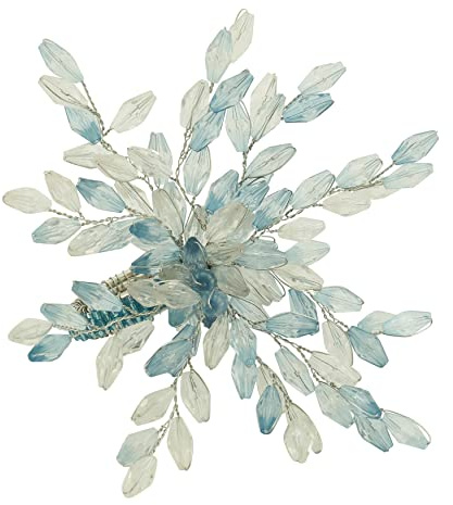 Beaded Flower Napkin Rings (Set of4)