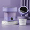 xixibuy Portable washing machine and dryer, Mini washing machine for Underwear, Sock, Baby Clothes, Travel, Camping, RV, Dorm, Home(UK-plug)(12L-pink)