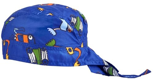EMMEBi bandana bambino neonato cotone estivo (Ruspa Blu)