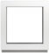 Framex Finestra per cantina, per casetta da giardino, garage, finestre, larghezza x altezza: 30 x 30 cm (300 x 300 mm), bianco, 2 vetri (32 mm)