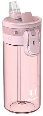 Sparrow Vattenflaska Barn 500 ml - BPA-fri - TouchFlow Giftfri Tritanflaska - Ett-trycks Sugrörsflaska - Läckagesäker & Hållbar Dryckesflaska för Sport och Utomhusaktiviteter