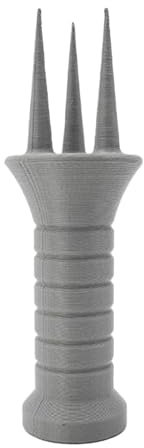 Aflojador de suelo, herramienta de deshierbe, aireador manual de jardín, cultivador para excavar y desmalezar, cuidado de plantas y apoyo al crecimiento, mejora del césped y del suelo, guía, 5.91 x