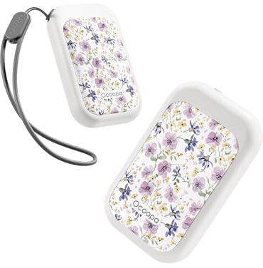 OCOOPA AI Magnetische Handwärmer Elektrisch 2er Pack, 5000mAh Wiederaufladbar Ultra-Dünner Taschenwärmer Taschen-Heizer, Geschenke für Frauen, Weihnachten Geburtstag Winter Must-Have, UT4 Young