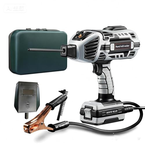 Machine à Souder à L'arc Portative 220V, 20-120A Réglage Continu, Machine à Souder pour Électrodes 2.5/3.2mm, Léger et Compact pour Soudage Maison & Bricolage (Gris)